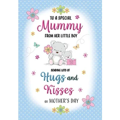 Image of Regal Publishing Mother&#039;s Day Card Mummy from Little Boy 9 x 6 inches