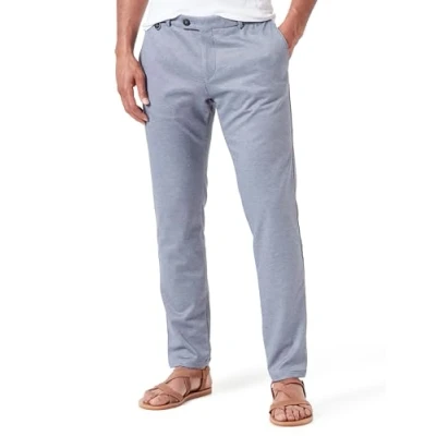 Image of bugatti Men&#039;s 4096 56811a Trouser, Blue grey 330, 36W x 30L