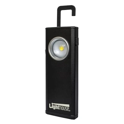 Image of Lighthouse Torches L/HEM10BLKR Rechargable LED Mini Lamp 500Lm with up to 10 hr Run time, Black