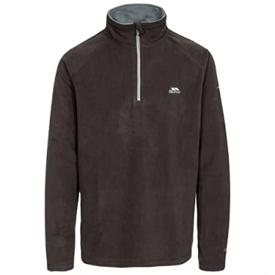 Image of Trespass Blackford Men&#039;s Pull Over Microfleece Black L, One Size