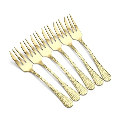 Image of Arthur Price Champagne Avalon Box of 6 Pastry Forks