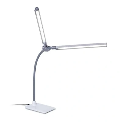 Image of daylight DuoPro™ Dual Head LED Desk Lamp with Anti Glare Shades, Adjustable Brightness, &amp; 95+ CRI for Accurate Color Modern Design, Perfect Home Office, Crafting Studying (UK Plug)
