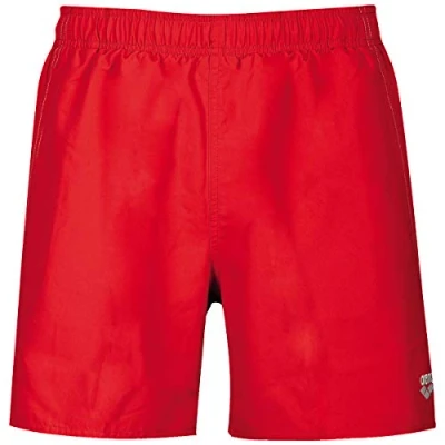 Image of arena Fundamentals Men&#039;s Boxer Bathing Shorts, Men, Badeshort Boxer, Red/White, XX Large