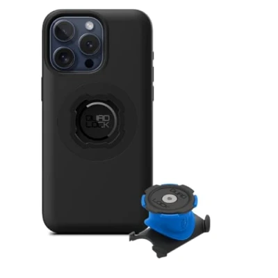 Image of Quad Lock Stem/Handlebar Bike Phone Holder Kit with MAG Case for iPhone 15 Pro Max