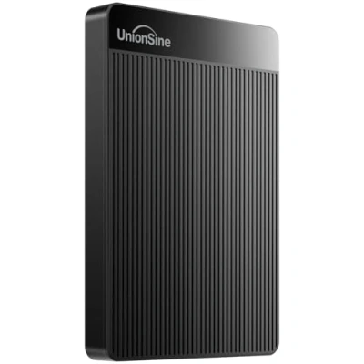 Image of UnionSine HD2510 500GB USB 3.0 Ultra Slim Portable External Hard Drive HDD Compatible with PC, Mac, Laptop, Xbox, Xbox One, PS4 (Black)