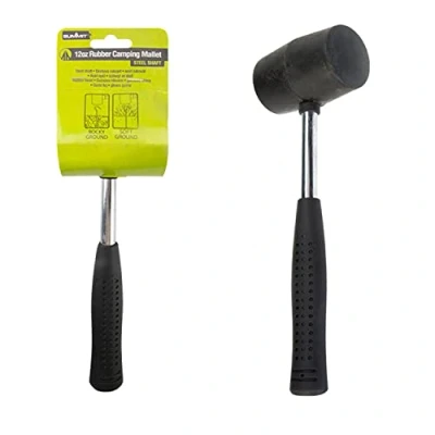 Image of Summit 12oz Rubber Mallet Hammer Camping Building Windbreaks Paving Tiling DIY