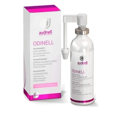 Image of Audinell Ear Spray 50 ML Cleaner for Adults and Children Odinell Earwax Removal Aid with Surface Active substances