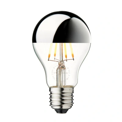 Image of DESIGN BY US Half mirror LED bulb Arbitrary E27 silver 3,5W 2700K dimmable