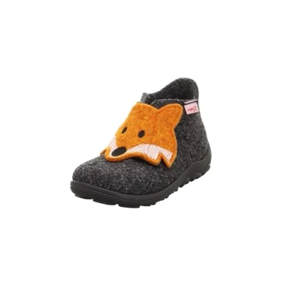 Image of Superfit Happy OCTI Unisex Slippers for kids, Size: 3.5/4K, Grau/orange Textile