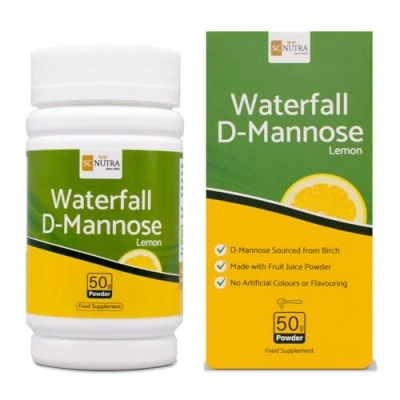 Image of D Mannose &amp; Organic Alkalising Lemon Juice Powder 50g Great Tasting Sherbert Flavour SC Nutra (Sweet Cures)