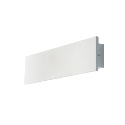 Image of Ortisei LED Plaster Flush Wall Light, White, 4000K