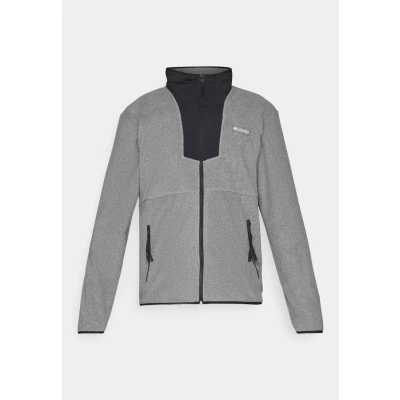 Image of Columbia Sequoia GROVE FULL ZIP Fleece jacket, Men&#039;s, Size: XXL, City grey heather/black