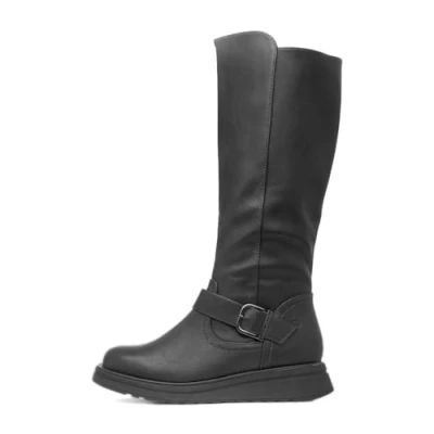 Image of Heavenly Feet Linoa Womens Black Long Leg Boot Size 8 UK