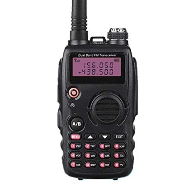 Image of XAOBNIU Walkie Talkie Rechargeable Long Distance Two Way Radio For Adults Up To 5KM With Headsets (2 Pack) PMR446 8 channels