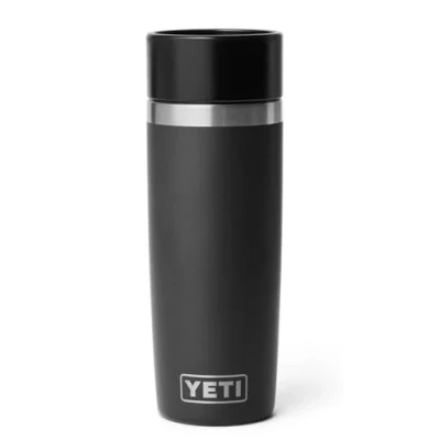 Image of YETI Rambler Travel Bottle, Vacuum Insulated Stainless Steel Bottle with Leakproof Hotshot Commuter Cap, Black, 16 oz (473 ml)