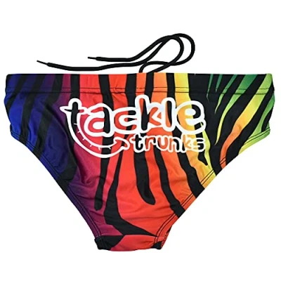 Image of Optimum Rainbow Zebra Tackle Trunks, Size 30