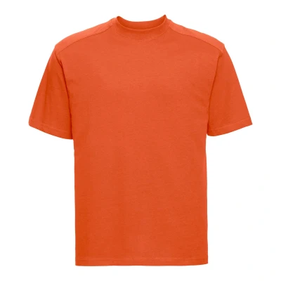 Image of Russell Athletic Mens Heavyweight T Shirt (Orange) Size 2XL