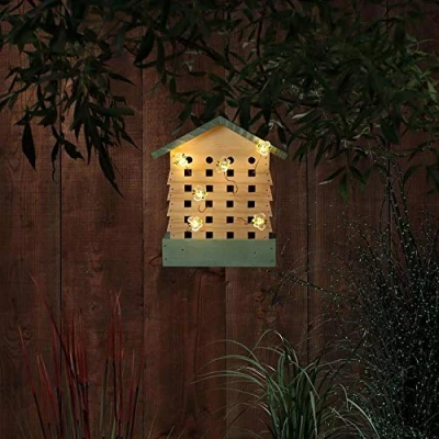 Image of Noma Solar Insect Bee Hive with Lights