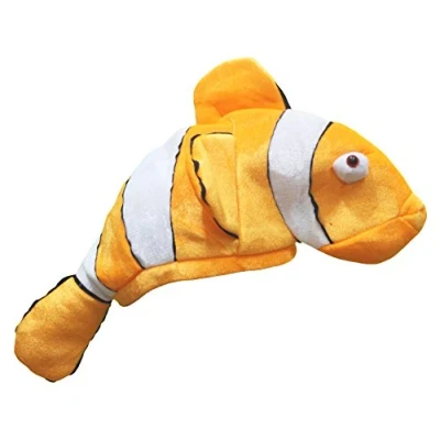Image of Petitebelle Clownfish Costume Hat (Orange, One Size)