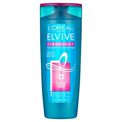 Image of L&#039;Oreal Elvive Fibrology Thickening Shampoo, 6 x 400ml