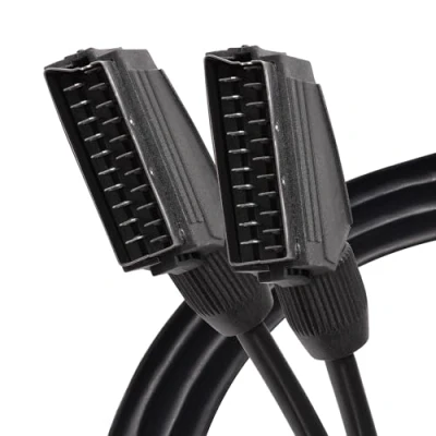 Image of Maplin SCART to 21 Pin Male Connectors Cable, 3m