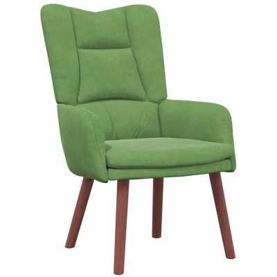Image of vidaXL Relaxing Chair Light Green Velvet