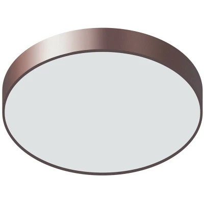 Image of Italux Lighting Modern LED Flush Ceiling Light Coffee Warm White 3000K 1800lm