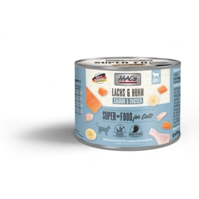 Image of MAC&#039;s Cat Salmon &amp; Chicken (Grain Free) 6 x 200 g