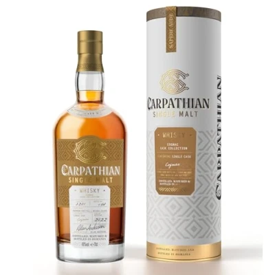 Image of Carpathian Single Malt, Cask Whisky Spirit Collection Cognac Finish 700ml 46% ABV (Romanian Whisky)