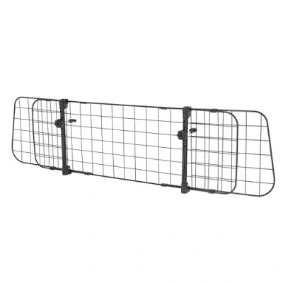 Image of Kerbl Pet Car Safety Gate, 96 145 x 30 cm, Boot Divider for Safe Transport of Dogs in the Car, Easy Installation, Width Individually Adjustable