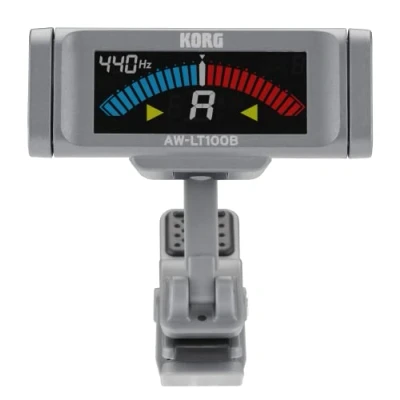 Image of Korg AW LT100B Clip on Bass Tuner Grey
