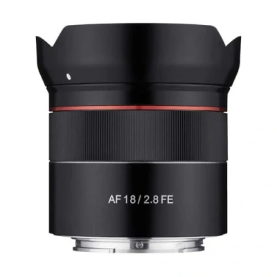 Image of ROKINON AF 18mm F2.8 Wide Angle auto Focus Full Frame Lens for Sony E Mount, Black