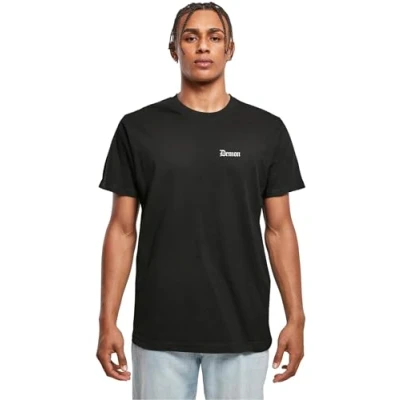 Image of Mister Tee Deamon Print Tshirt, Men&#039;s, Size: Small, Black