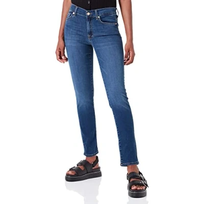 Image of 7 for all mankind Roxanne BAIR ECO Duchess Slim fit jeans, Women&#039;s, Size: 24, Mid blue