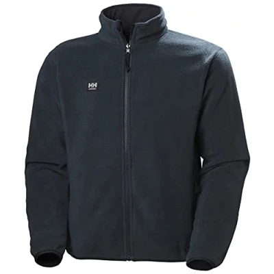 Image of Helly Hansen Workwear Unisex manchester Size Small Rot Lake Fleece Jacket, 590 Navy, S UK