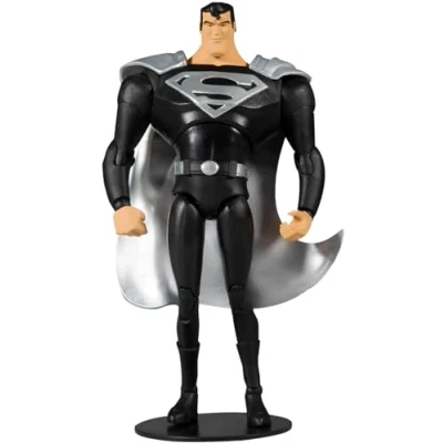 Image of McFarlane DC Multiverse 7in Animated Superman (Black Suit) Collectible Figure