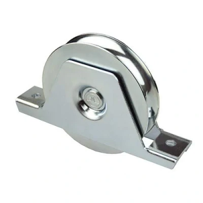 Image of DOJA Industrial Roller for Sliding Patio 100mm x 20mm 1 Unit Wheel Wardrobe Rail Door with Screw Support Wheels Doors U Type Application: Pulley Bracket Rollers, Track Runners, Window