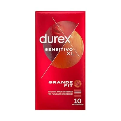 Image of Durex Sensitive XL Condoms, Fine for Increased Sensitivity, 10 Condoms