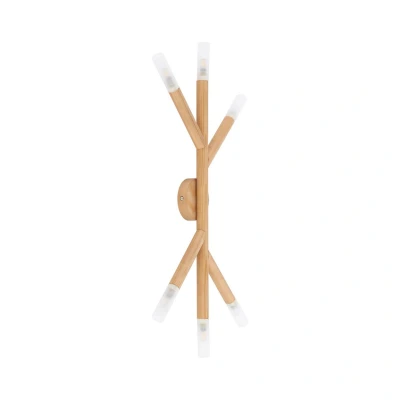Image of Noble Flush Wall Lamp White, Pine 6xG9