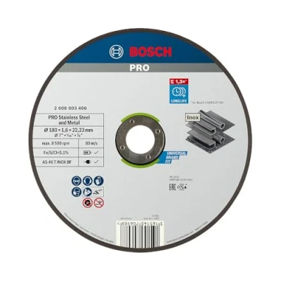 Image of Bosch Accessories 2608603406 INOX Rapido Straight Cutting Disc