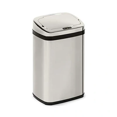 Image of KLARSTEIN Cleansmann 30 Dustbin Sensor Waste Bin, Rubbish Litres Capacity, Touchless: Automatic Opening and Closing with Sensor, Bin Bag Holder, Materials: Lid Made of ABS Plastic, Chrome