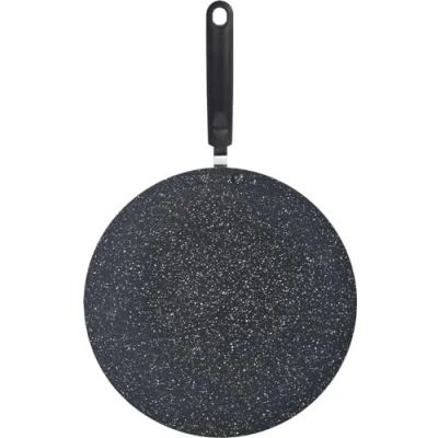 Image of Ashley Cook Marble Coated Non Stick Tawa Tava Pan Naan Roti Chapati Flat Bread Cake Indian 30.5CM