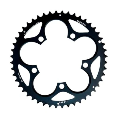 Image of Sram Road Chainring 50T 5 Bolt 110 mm BCD Aluminium (50 34) 4 Black, 11.6215.197.060