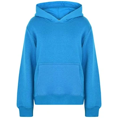 Image of A2Z 4 Kids Girls Boys Plain Sweatshirt Tie Dye Pullover Sweat Hoodie Blue 9 10