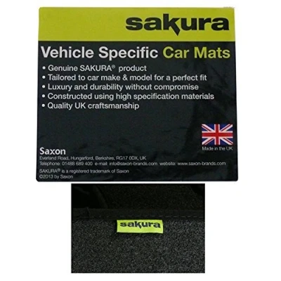 Image of Sakura WW1366 Rubber Boot Mat, Black Trim