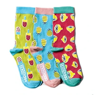 Image of United Oddsocks 3 For Girls UK 12 5.5 (Kitschy)