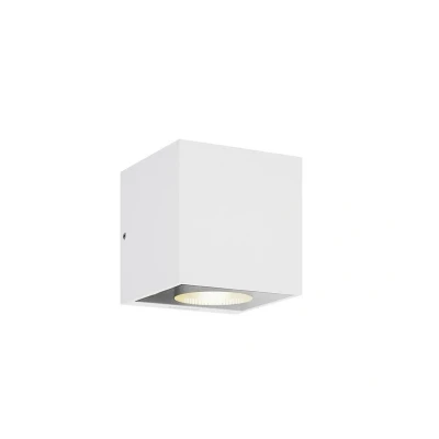 Image of Arcchio Tassnim LED outdoor wall lamp white 1 bulb.