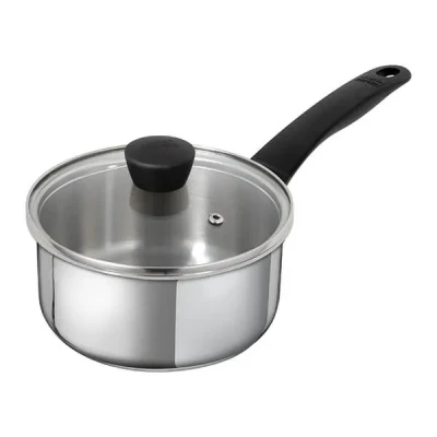 Image of Kuhn Rikon Classic Induction 16cm / 1.5L Saucepan with Glass Lid