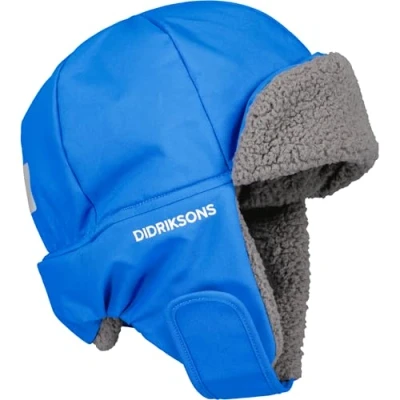 Image of Didriksons Biggles Unisex Beanie for kids, Size: 1 3y, Caribbean blue