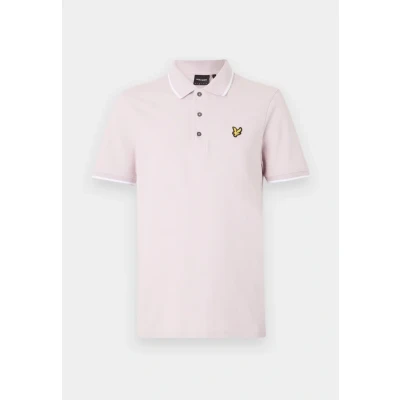 Image of Lyle &amp; Scott Tipped Polo shirt, Men&#039;s, Size: Large, Iris/white